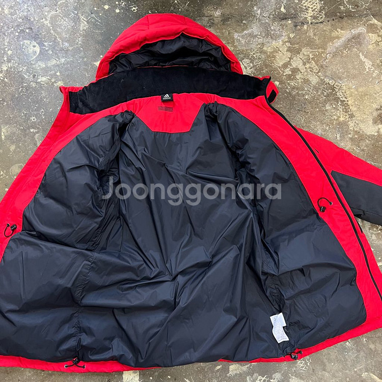 155) 아디다스 주니어 덕다운 롱패딩 점퍼 오리털 롱패딩--3