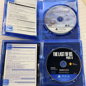 PS5 갓오브워 + PS4 라스트 오브 어스 파트2 타이틀 팔아요 무배 무료배송