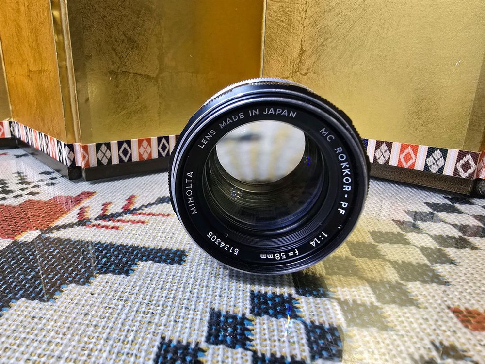 미놀타 1:1.4 f=58mm 렌즈--2