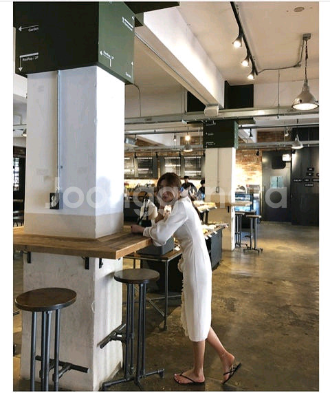 프로스트제이 prostj 프릴 롱 원피스 셀프웨딩 돌잔치 하객룩--1