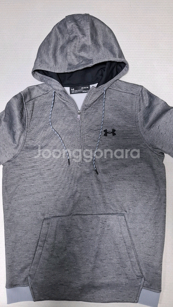 언더아머 새상품 기모 후드 반집업 100--4