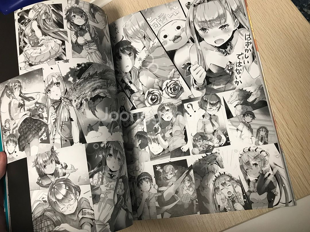 라노벨 라이트 노벨 아웃브레이크 컴퍼니 유겐 아트북 화집 화보집 일러스트집--9