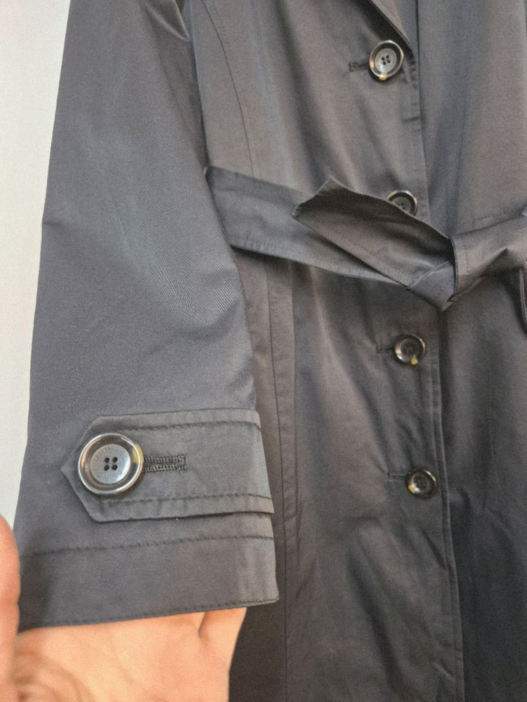 마이클코어스 여성 트렌치코트 블랙--5