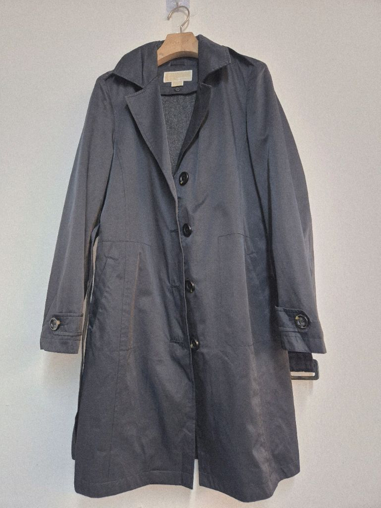 마이클코어스 여성 트렌치코트 블랙--8