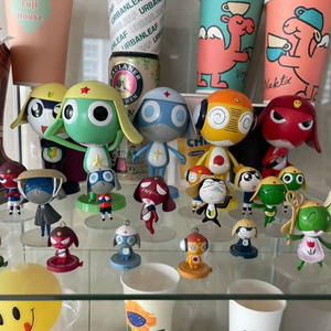 개구리 중사 케로로 피규어 세트 이미지