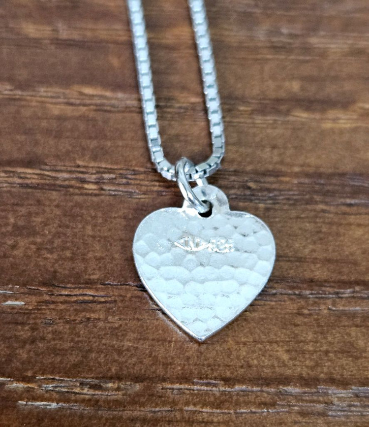 노르웨이 빈티지 실버 목걸이(주기도문각인.어린이선물)--5