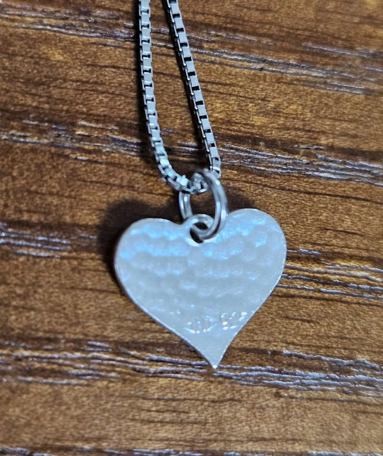 노르웨이 빈티지 실버 목걸이(주기도문각인.어린이선물)--9