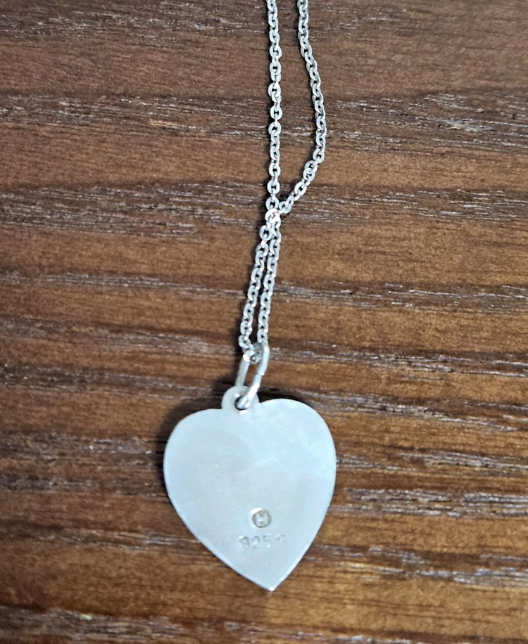 1950년대 노르웨이 빈티지 실버 목걸이--2