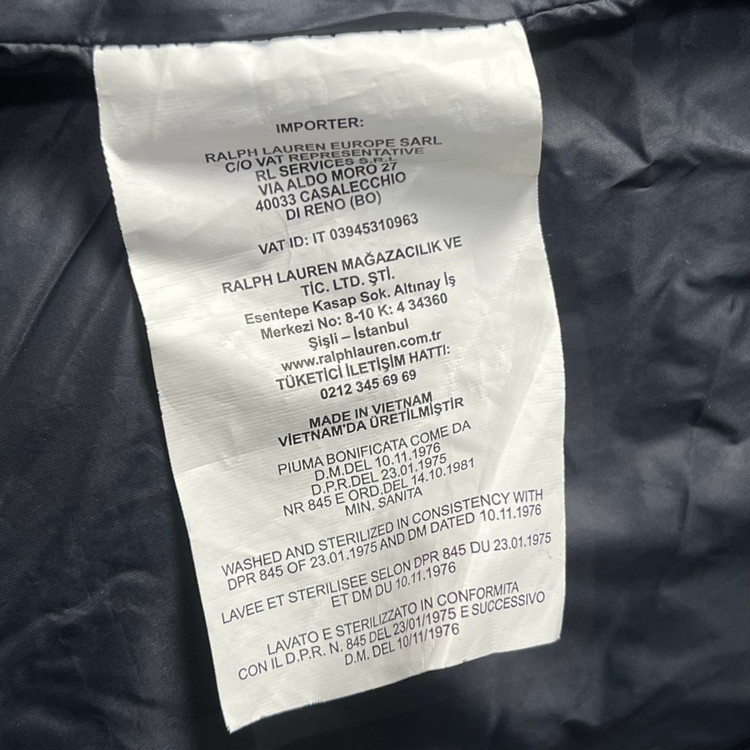 폴로 랄프로렌 키즈 패딩 블랙 XL(16)--4