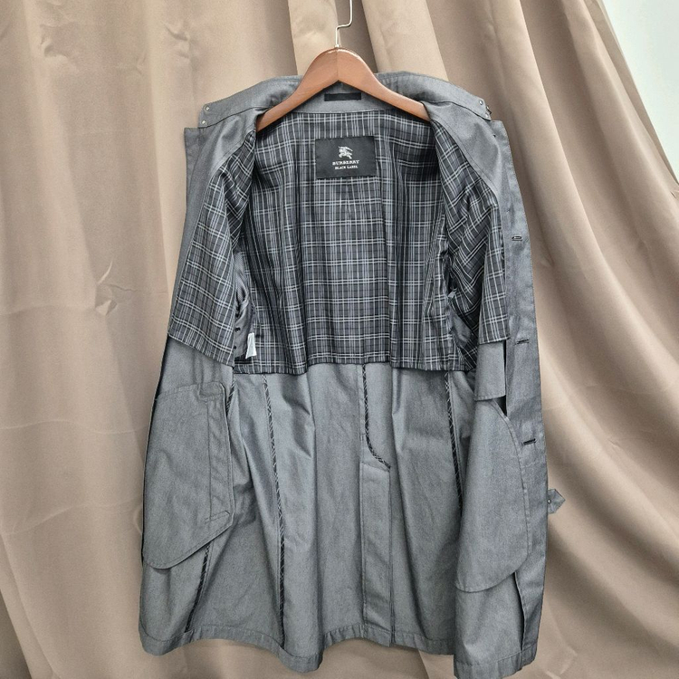 버버리 블랙 라벨 미디 트렌치 코트 LL--2