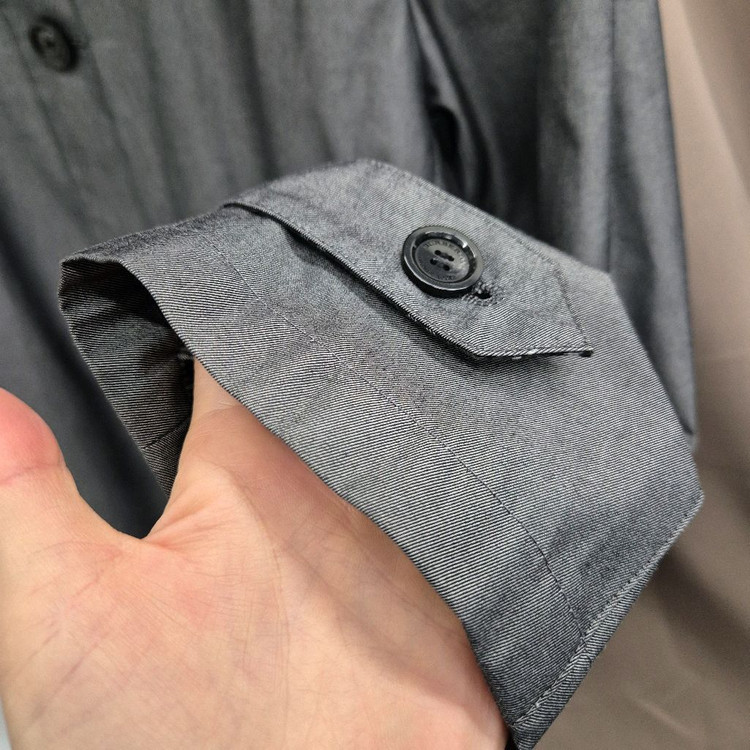 버버리 블랙 라벨 미디 트렌치 코트 LL--4