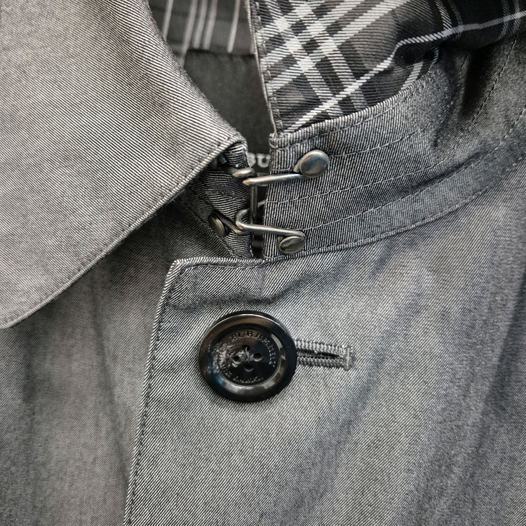 버버리 블랙 라벨 미디 트렌치 코트 LL--5