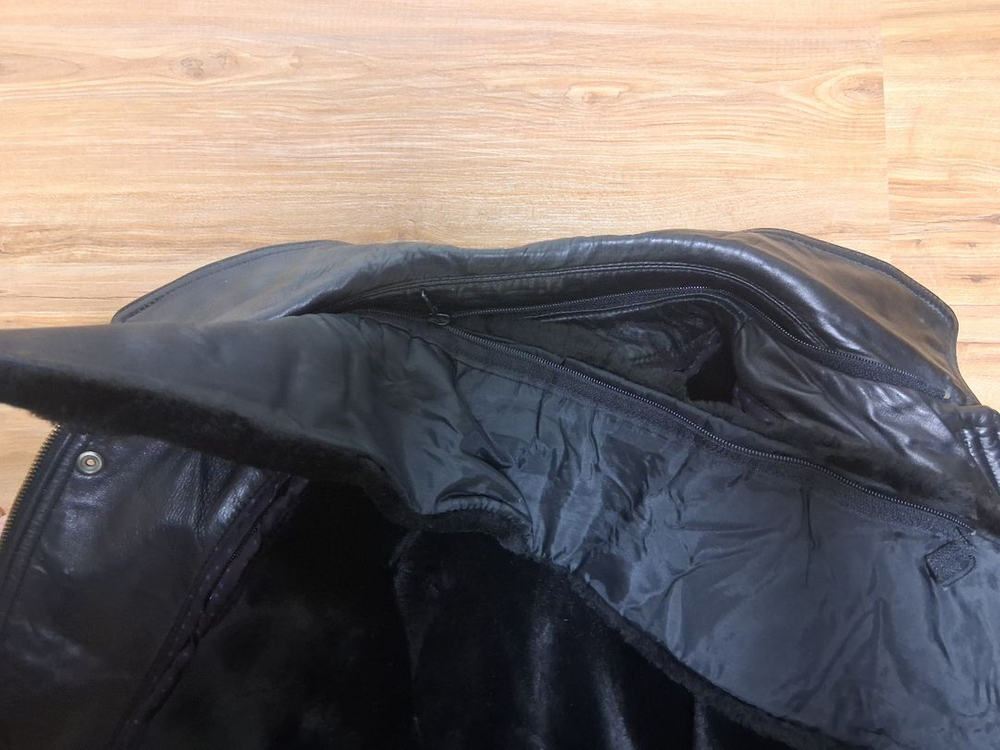 빈티지 남성 양가죽 코트--4