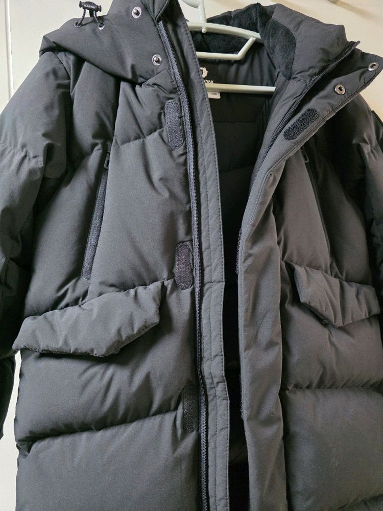 블랙야크 유아 키즈 블랙 롱패딩 130(24년식)--2