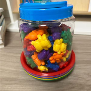 러닝리소스 색깔곰, 분류접시. 콕콕 사운드북