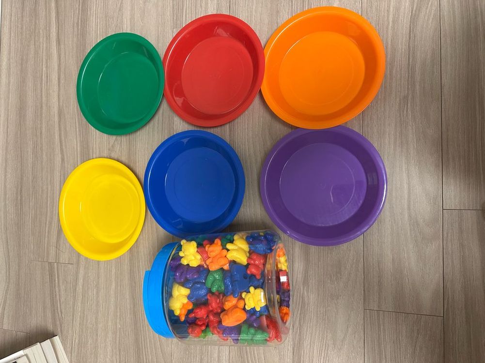 러닝리소스 색깔곰, 분류접시. 콕콕 사운드북--1