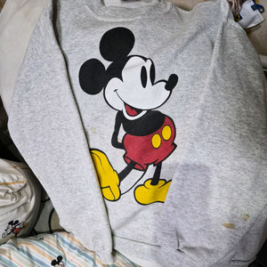 미키 빈티지 스웻 맨투맨