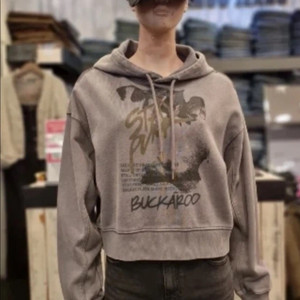 버커루 크롭후드티셔츠