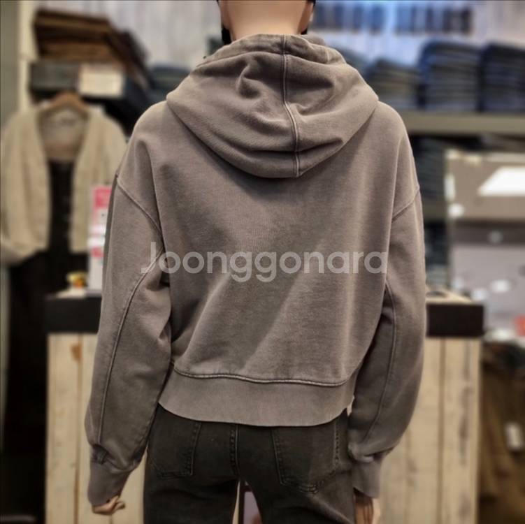 버커루 크롭후드티셔츠--2