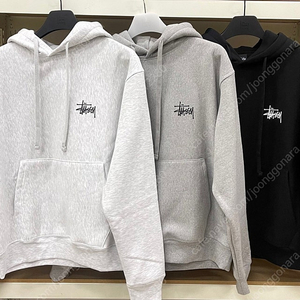 (새상품)스투시 기모후드티 3컬러 이미지