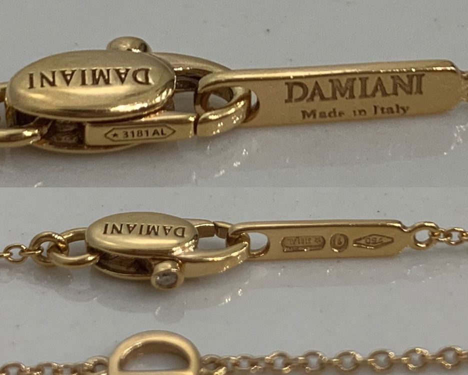 [S]다미아니 벨에포크 핑크골드 로즈골드 다이아 펜던트 목걸이 스몰사이즈 이미지