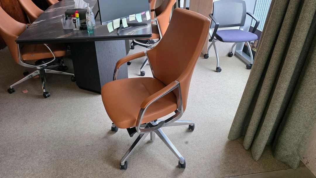 베스툴 Honor 오너 B10B170M 미드백 CEO 중역용 인조가죽 의자(회의실), 8개 이미지