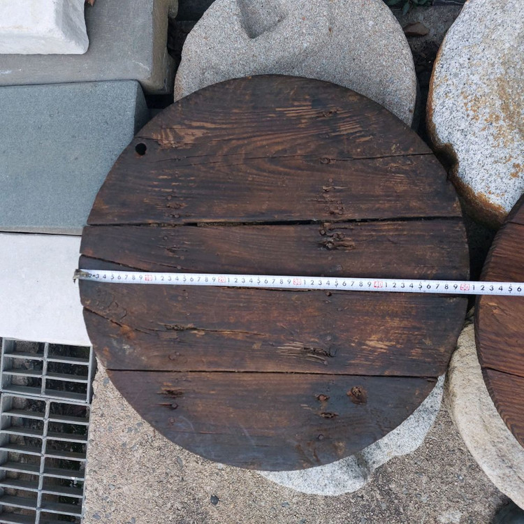 옛날 나무 덮개. 뚜껑 - 근대사. 소품용. 만물당--3