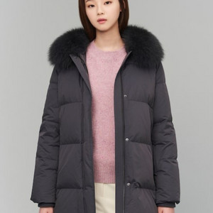 빈폴 레이디스 폭스 퍼 구스 다운 패딩 점퍼