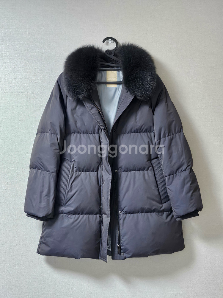 빈폴 레이디스 폭스 퍼 구스 다운 패딩 점퍼--4