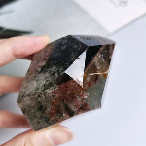 행운의돌 정원 가든쿼츠 핸드스톤145g