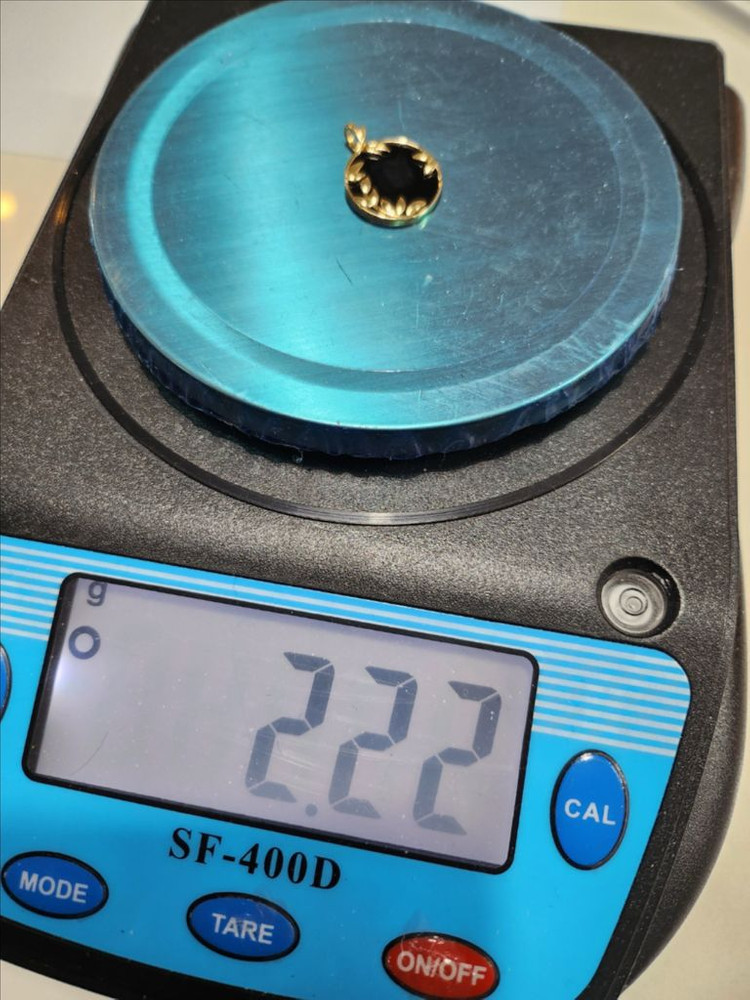 오닉스 펜던트 14k 옐로우골드 제작상품 이미지