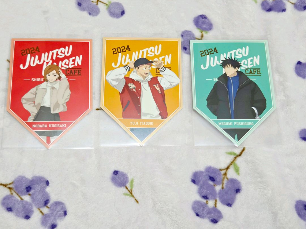 [일괄] 주술회전 쥬쥬카페 엽서 유지 메구미 노바라 유메노--1