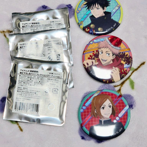 [일괄] 주술회전 돈키호테 쇼핑 캔뱃지 유메노 유지 메구미 노바라 얼굴버