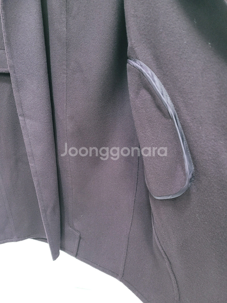 이탈리아 울 캐시미어 모직 롱 베스트 / 여 85 버건디 퍼플--6