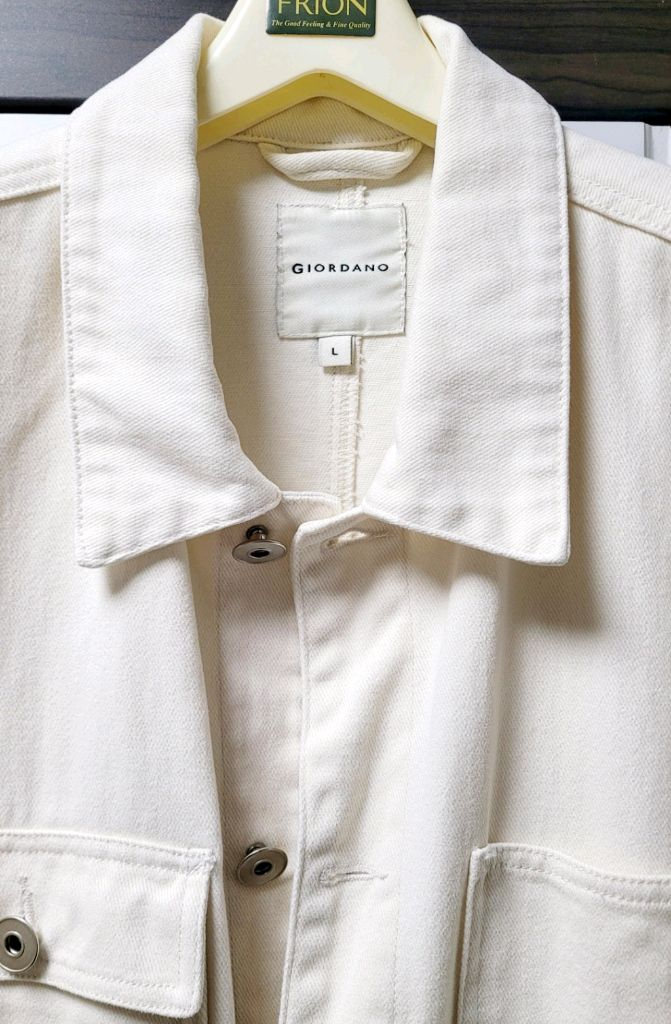 지오다노 오버핏 트러커 자켓 (L)--9