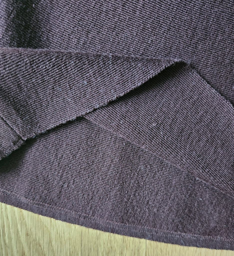 CARRIERE 밴딩 니트 롱스커트--5