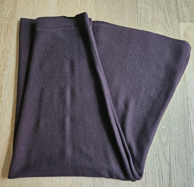 CARRIERE 밴딩 니트 롱스커트--6