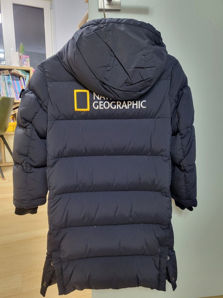 내셔널지오그래픽 롱패딩 120사이즈(드라이클리닝 완료) 이미지