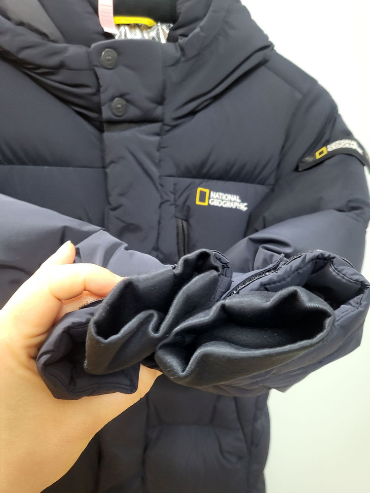 내셔널지오그래픽 롱패딩 120사이즈(드라이클리닝 완료) 이미지