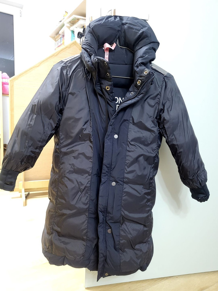 내셔널지오그래픽 롱패딩 120사이즈(드라이클리닝 완료) 이미지