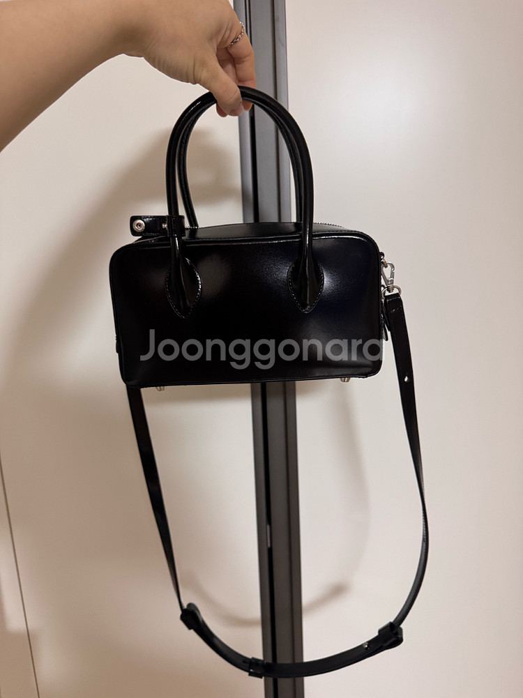 드메리엘 볼링백 미디움 블랙--3