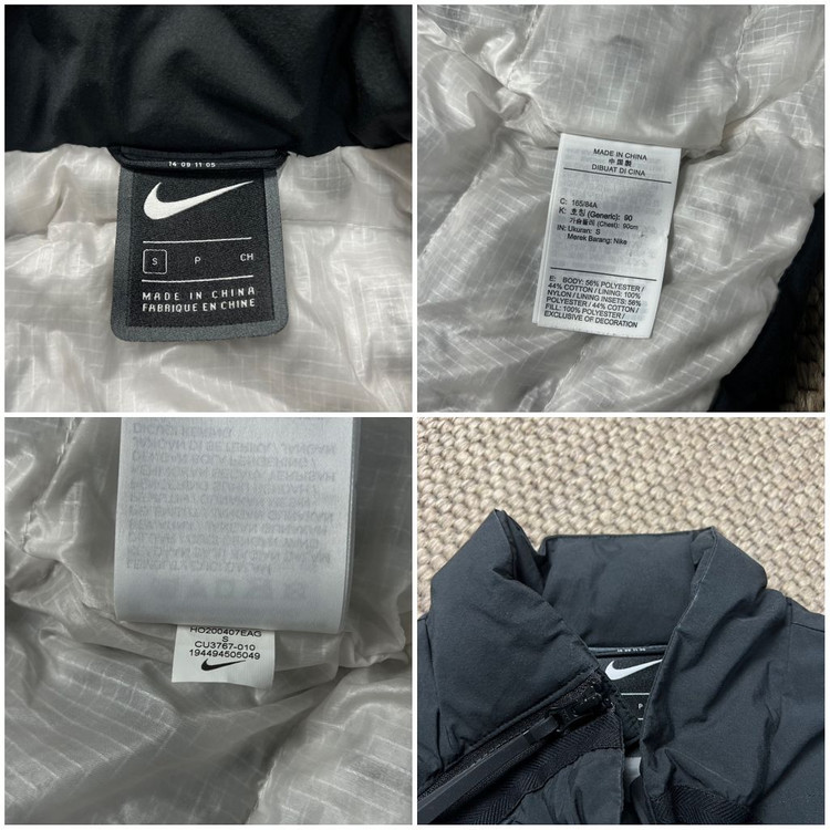 나이키 테크팩 패딩 조끼 블랙 S--2