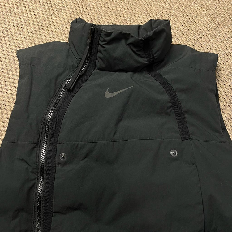 나이키 테크팩 패딩 조끼 블랙 S--3