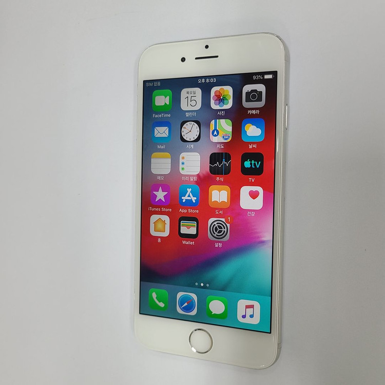 아이폰 6 실버 64G 무잔상 A급 빈티지 카메라폰 사진폰 배터리92% 210160--1