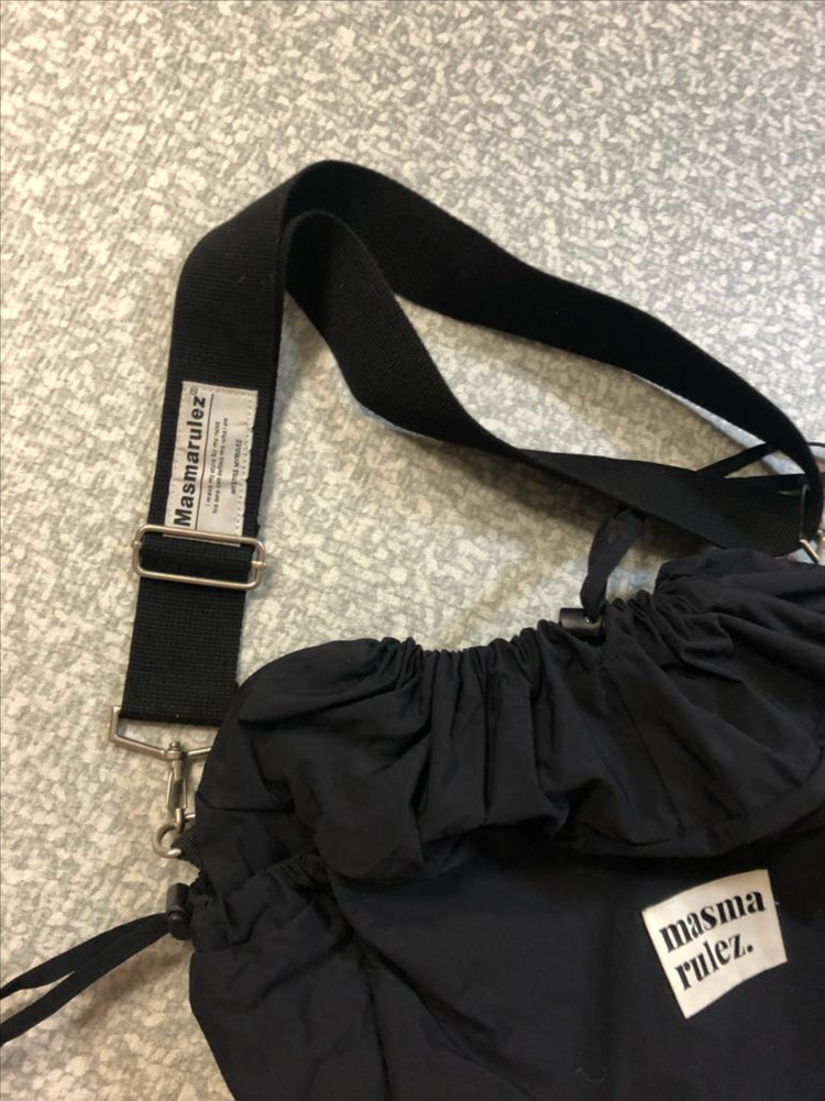 마스마룰즈 데일리 스트링 보부상백 가방 백팩 크로스백 블랙 기저귀가방 이미지