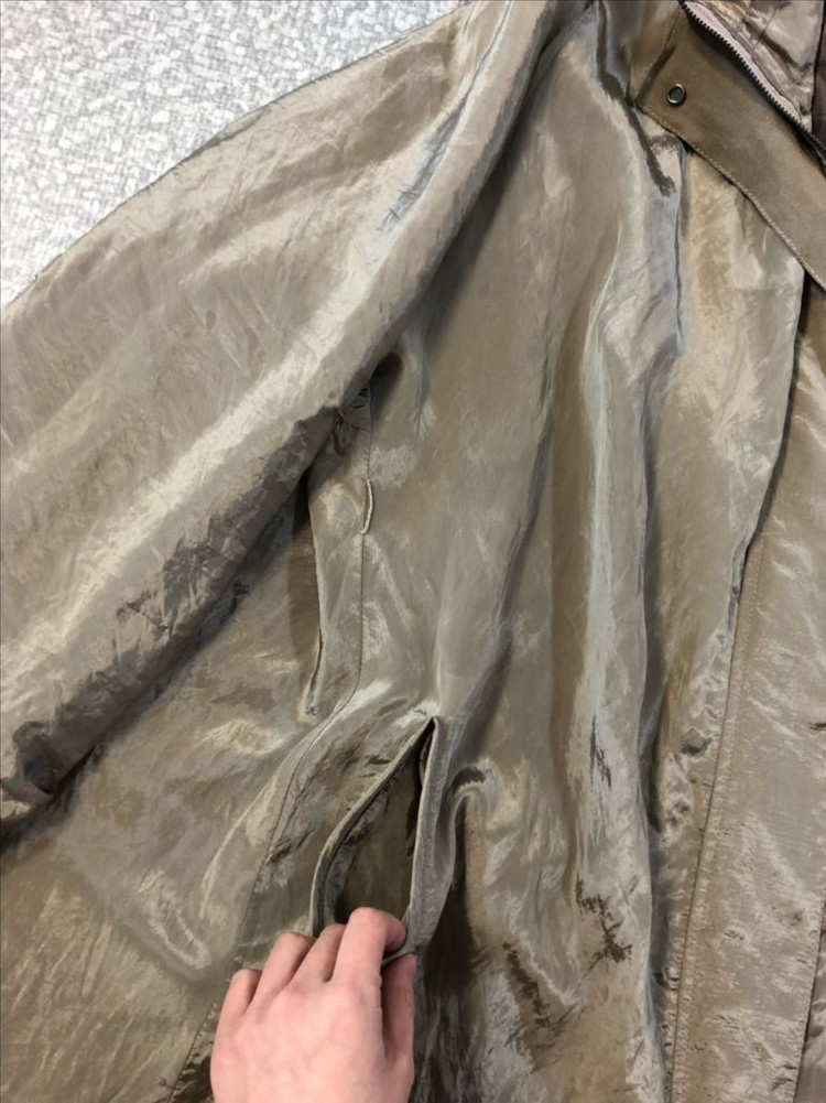 제평 글로시 후드 야상 사파리 점퍼 자켓 바람막이 골드카키 간절기 벌룬 타임마인랑방시스템스탈--2