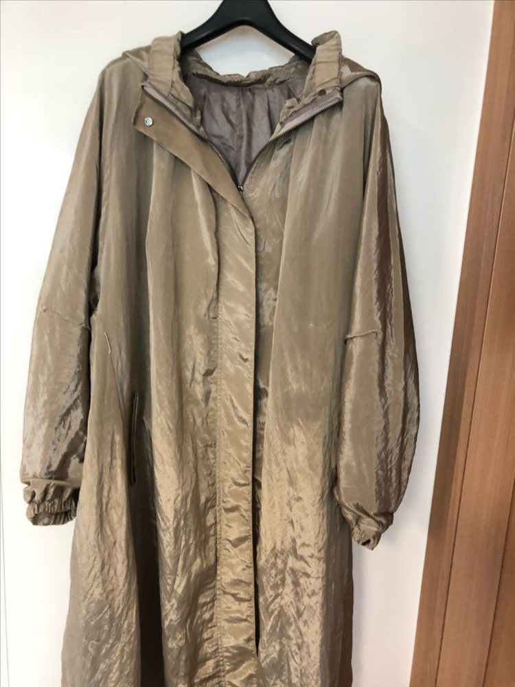 제평 글로시 후드 야상 사파리 점퍼 자켓 바람막이 골드카키 간절기 벌룬 타임마인랑방시스템스탈--7