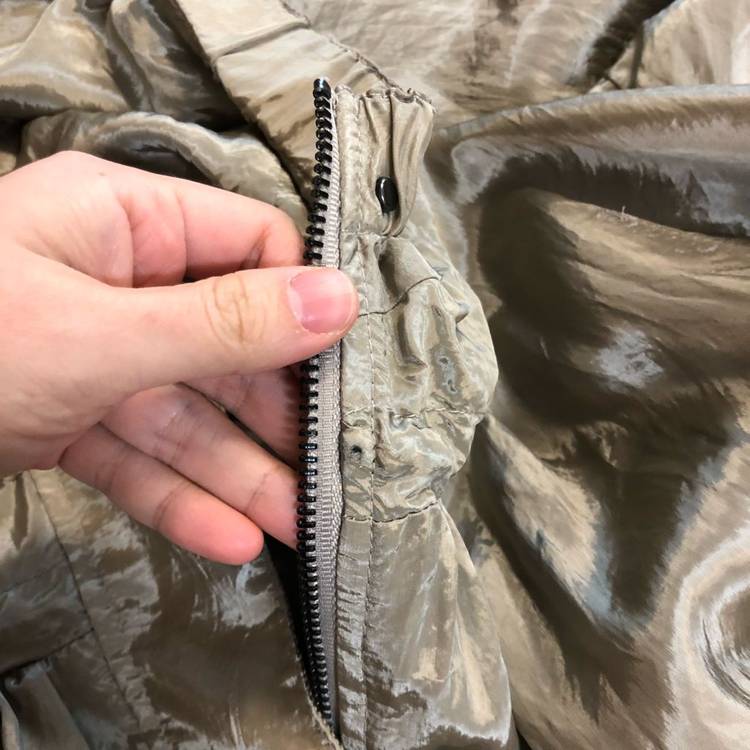 제평 글로시 후드 야상 사파리 점퍼 자켓 바람막이 골드카키 간절기 벌룬 타임마인랑방시스템스탈--8