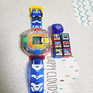 헬로카봇 크리스탈 큐브 시계 상태최상