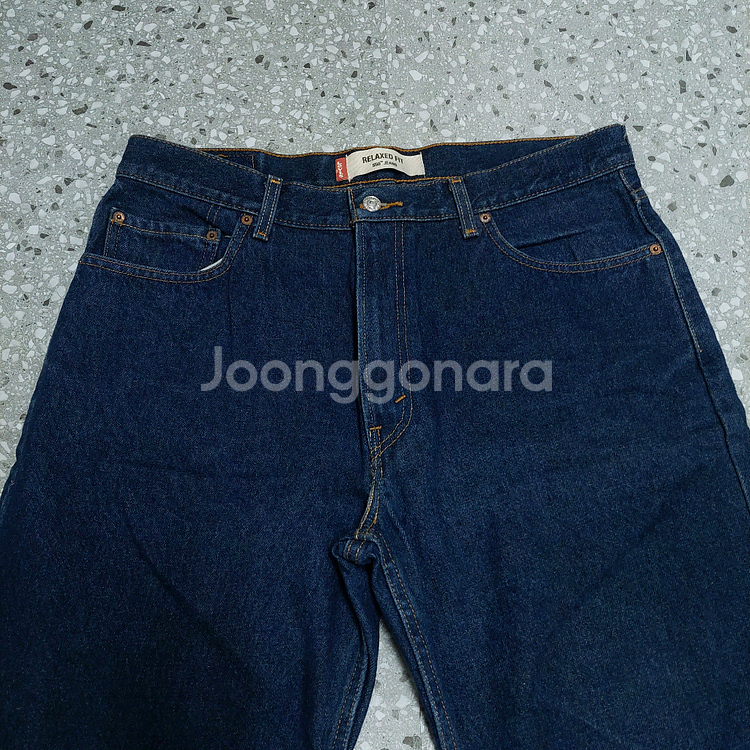 리바이스 550 진청 데님 36 팝니다/ 청바지 릴렉스핏 배기핏 인디고--1
